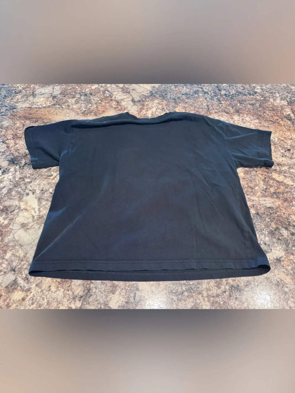 Nike Black Tee with Multicolor Logo